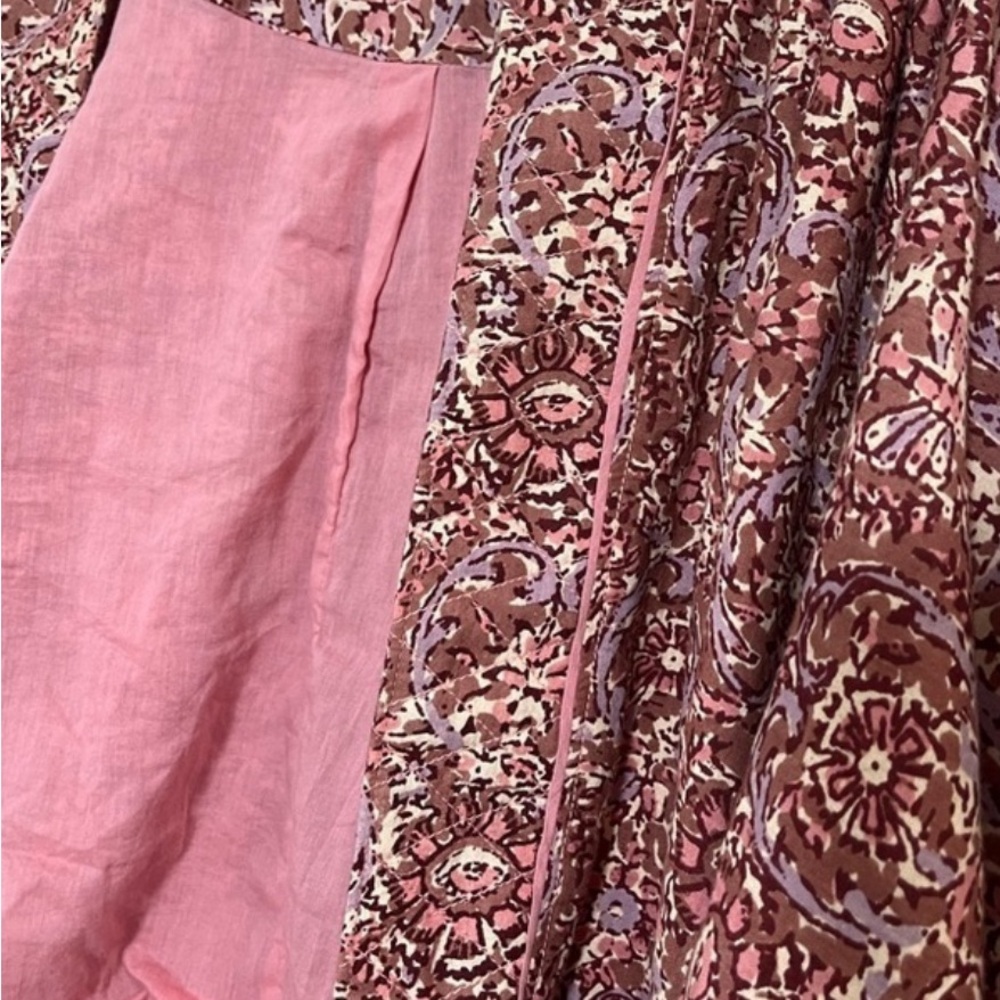 Free People Pink Patterned Bomber Jacket - Picture 9 of 12